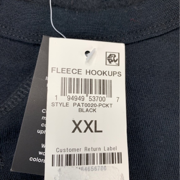 And Now This Men's Solid Fleece Sweatshirt XXL - Picture 4 of 9